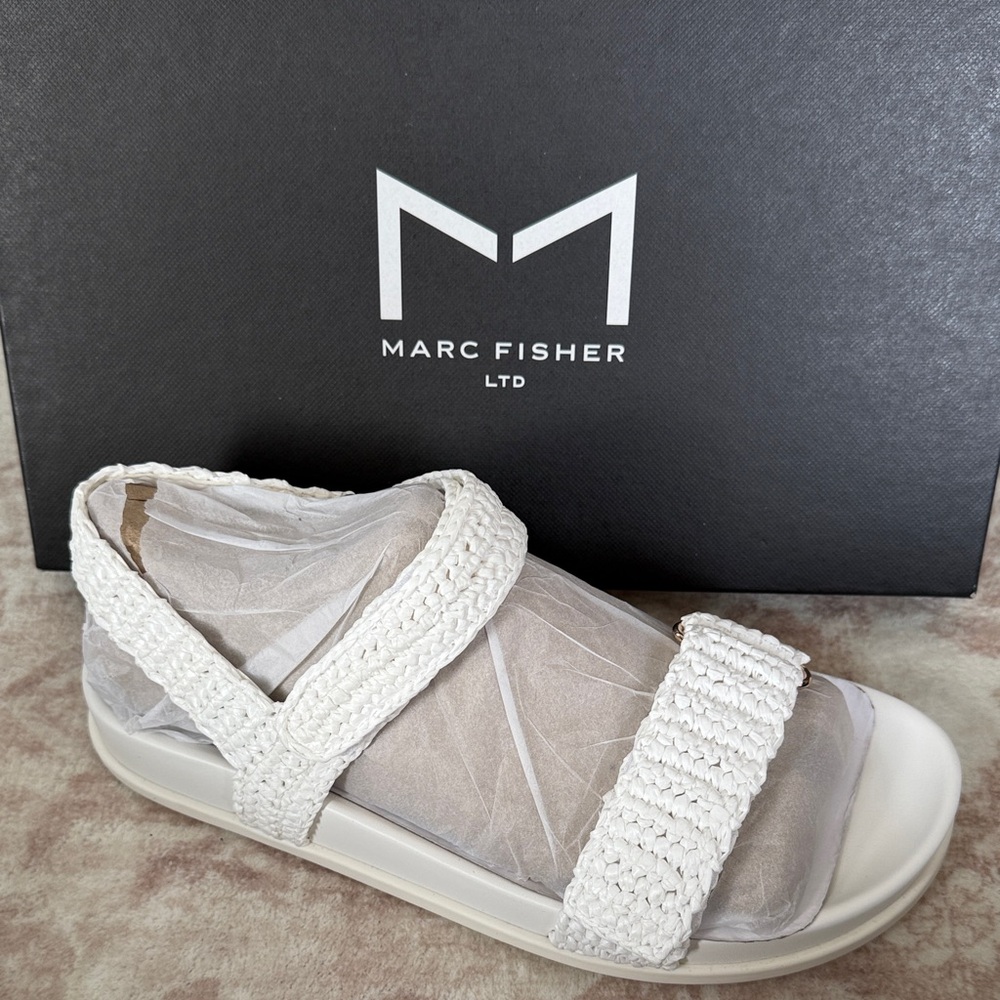 Marc Fisher Women's Cream Sandals